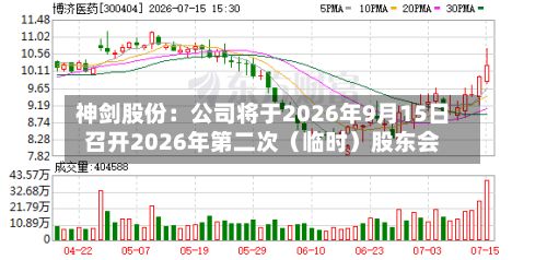 神剑股份：公司将于2026年9月15日召开2026年第二次（临时）股东会-第2张图片