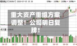 重大资产重组方案调整！公司明日复牌！-第1张图片