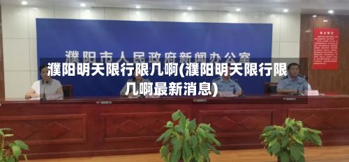 濮阳明天限行限几啊(濮阳明天限行限几啊最新消息)