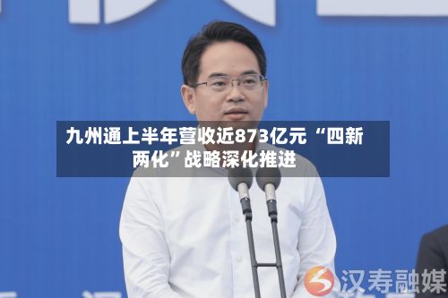 九州通上半年营收近873亿元 “四新两化”战略深化推进-第2张图片