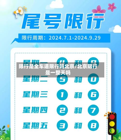 限行是全车道限行吗北京/北京限行是一整天吗