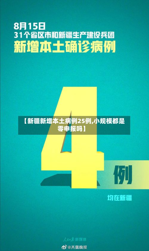 【新疆新增本土病例25例,小规模都是零申报吗】-第2张图片