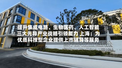 提升集成电路、生物医药、人工智能三大先导产业战略引领能力 上海：为优质科技型企业提供上市辅导等服务