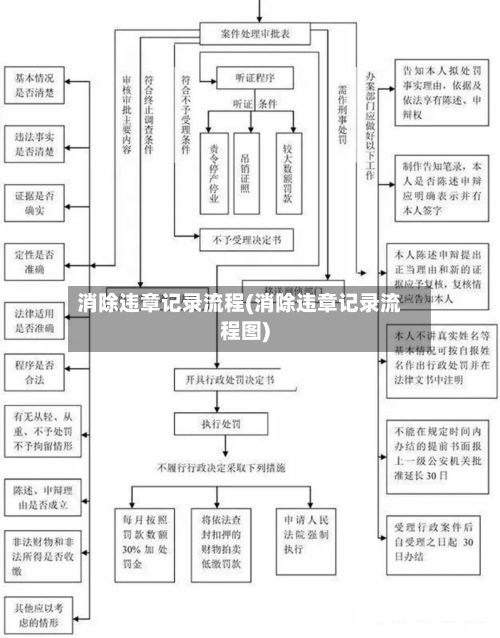 消除违章记录流程(消除违章记录流程图)-第2张图片