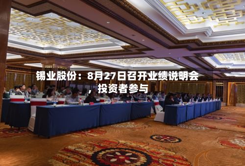 锡业股份：8月27日召开业绩说明会，投资者参与