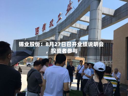 锡业股份：8月27日召开业绩说明会	，投资者参与-第3张图片