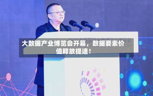 大数据产业博览会开幕，数据要素价值释放提速！-第2张图片