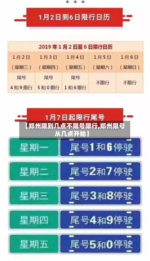 【郑州限到几点不限号限行,郑州限号从几点开始】