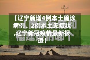 【辽宁新增4例本土确诊病例、2例本土无症状,辽宁新冠疫情最新报道】-第3张图片