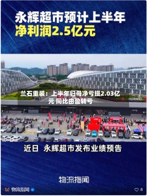 兰石重装:上半年归母净亏损2.03亿元 同比由盈转亏-第2张图片