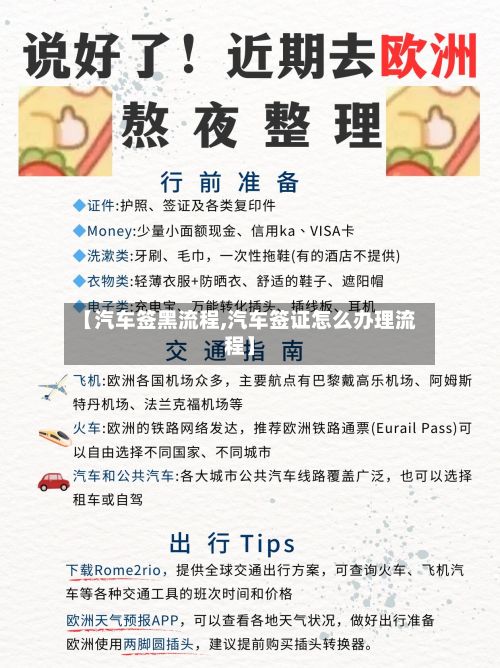 【汽车签黑流程,汽车签证怎么办理流程】-第3张图片