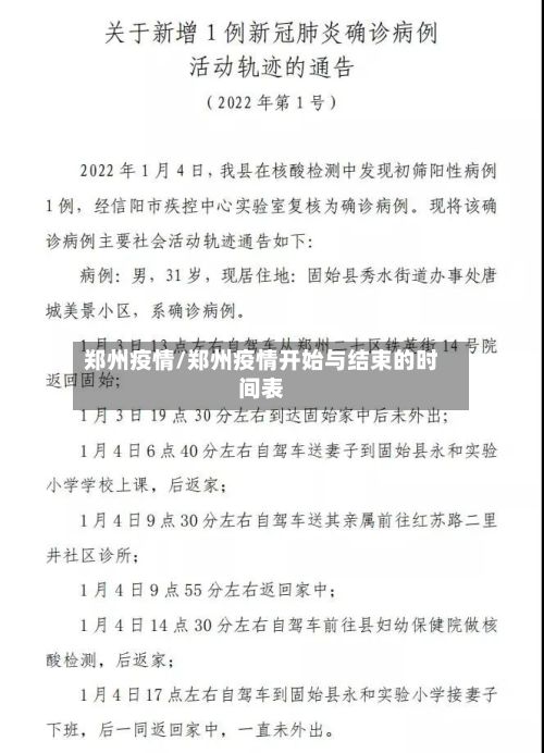 郑州疫情/郑州疫情开始与结束的时间表