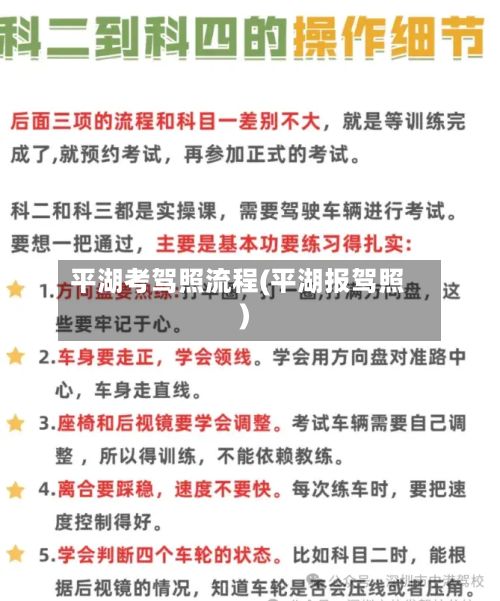 平湖考驾照流程(平湖报驾照)-第2张图片