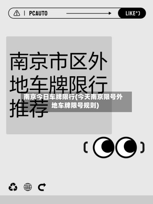 南京今日车牌限行(今天南京限号外地车牌限号规则)