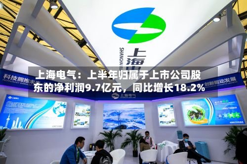 上海电气：上半年归属于上市公司股东的净利润9.7亿元，同比增长18.2%-第2张图片
