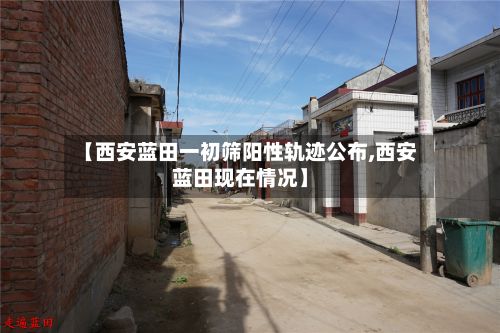 【西安蓝田一初筛阳性轨迹公布,西安蓝田现在情况】-第2张图片