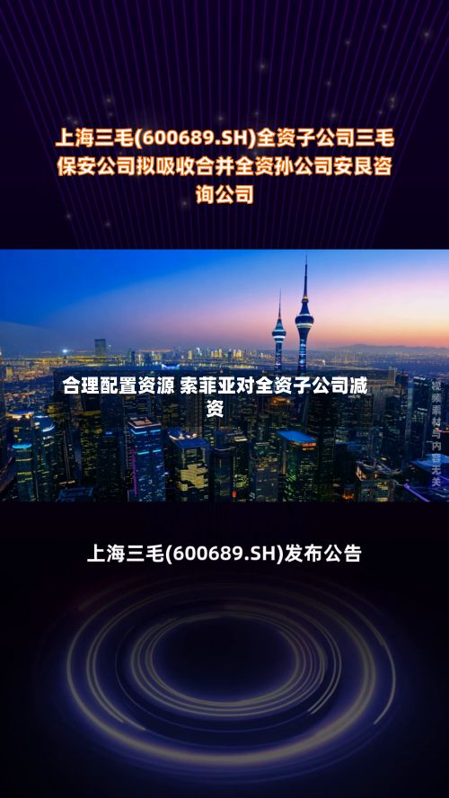 合理配置资源 索菲亚对全资子公司减资-第2张图片
