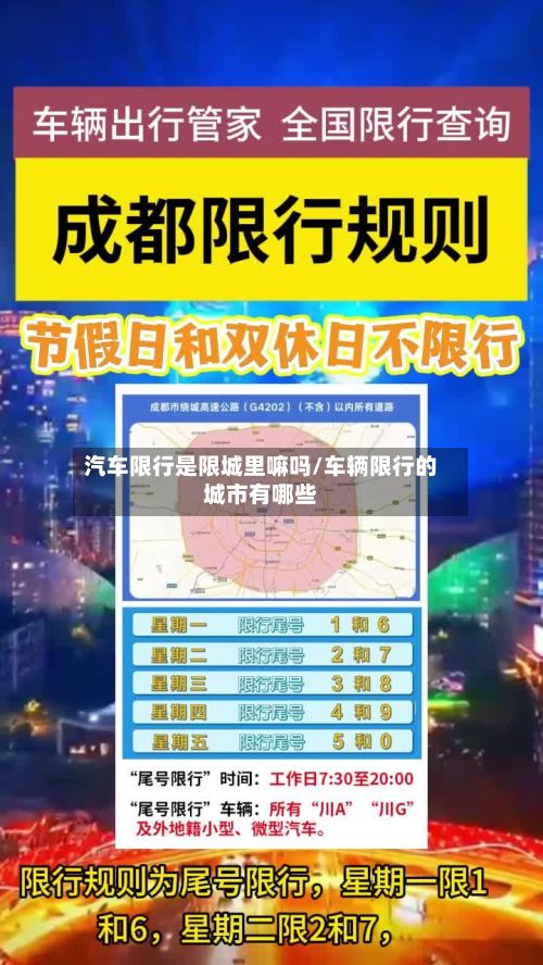 汽车限行是限城里嘛吗/车辆限行的城市有哪些