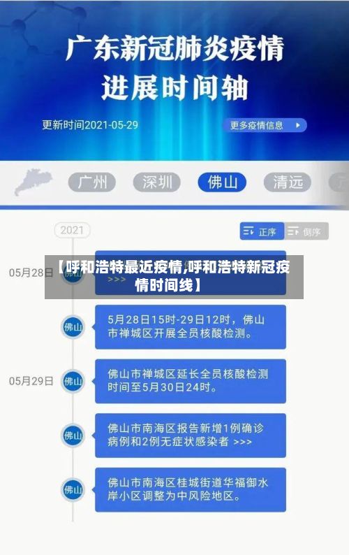 【呼和浩特最近疫情,呼和浩特新冠疫情时间线】