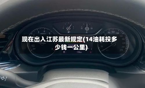 现在出入江苏最新规定(14油耗投多少钱一公里)-第3张图片