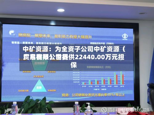 中矿资源：为全资子公司中矿资源（广东横琴）世界贸易有限公司提供22440.00万元担保