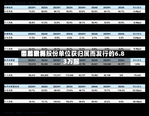中芯世界因受限制股份单位获归属而发行的6.83万股