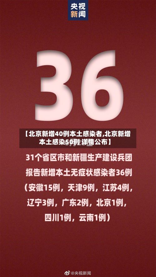 【北京新增40例本土感染者,北京新增本土感染50例 详情公布】-第3张图片