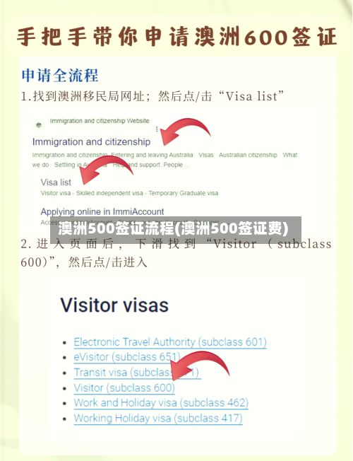 澳洲500签证流程(澳洲500签证费)
