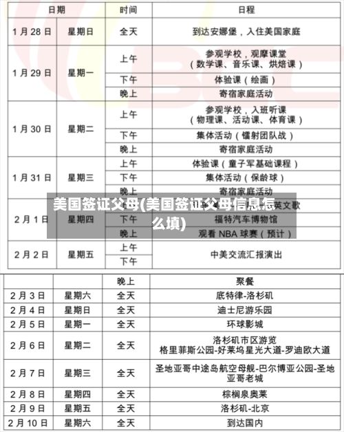 美国签证父母(美国签证父母信息怎么填)-第2张图片