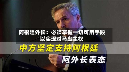 阿根廷外长：必须掌握一切可用手段以实现对马岛主权