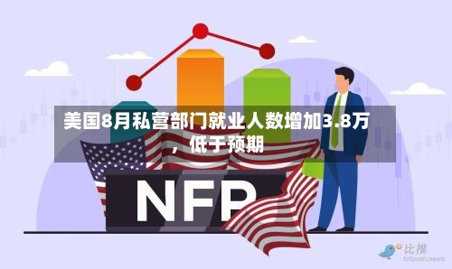 美国8月私营部门就业人数增加3.8万，低于预期-第2张图片