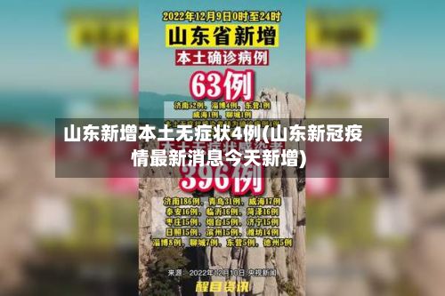 山东新增本土无症状4例(山东新冠疫情最新消息今天新增)-第3张图片
