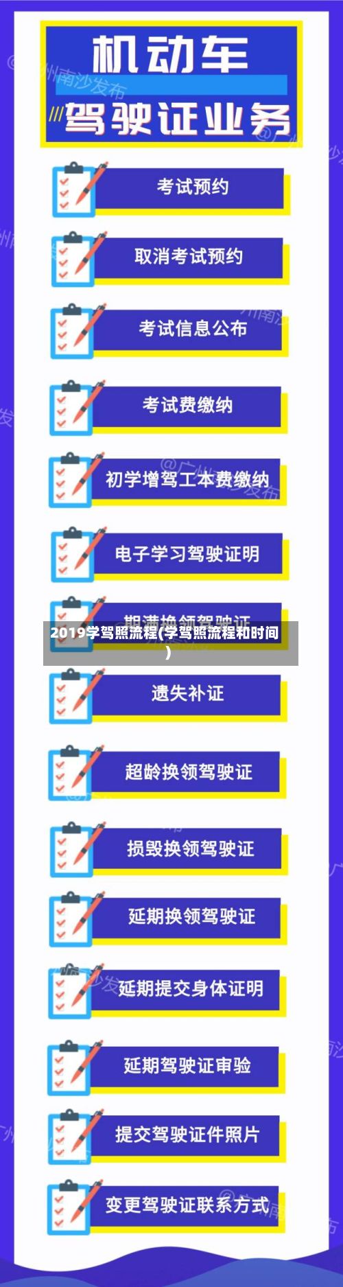 2019学驾照流程(学驾照流程和时间)